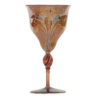 AMEDEE DUC DE CARANZA Lustre glass goblet