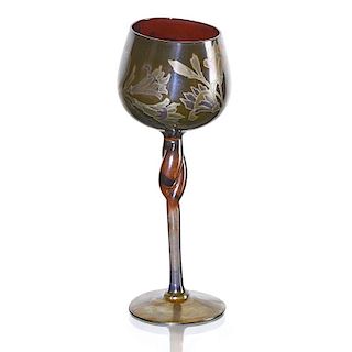 AMEDEE DUC DE CARANZA Lustre glass goblet