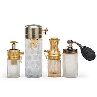 LALIQUE Four perfume atomizers