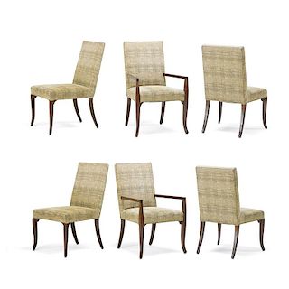 T.H. ROBSJOHN-GIBBINGS Six dining chairs