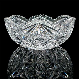 American Brilliant Cut Crystal Bowl
