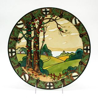 Nippon Porcelain Hand Painted Woodland Wall Plate
