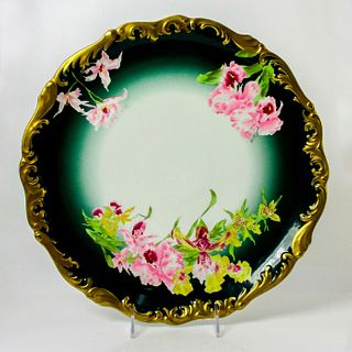 Antique Limoges France Porcelain Charger Platter