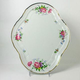 Hollohaza Vintage Hungarian Porcelain Tray Large Platter