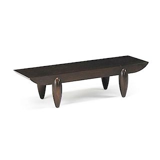 CHRISTIAN LIAIGRE; HOLLY HUNT Coffee table/bench