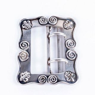 Sterling Silver Decorative Sash Pin