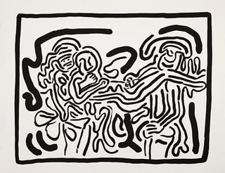 Keith Haring - Untitled III from "Bad Boys"