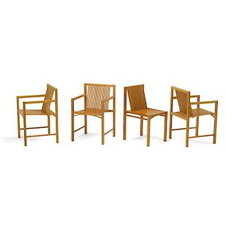 CONTEMPORARY CRAFT Four chairs