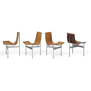 KATAVALOS, LITTELL AND KELLEY Four "T" chairs