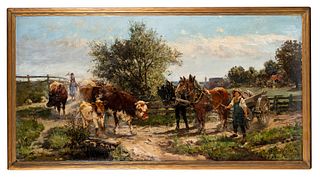 William Preston Phelps (1848-1923), Cattle Crossing
