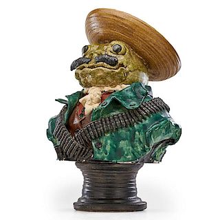 DAVID GILHOOLY Massive frog bust, Pancho Villa