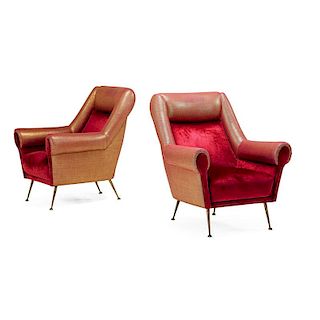 ROSSI DI ALBIZZATE Pair of lounge chairs