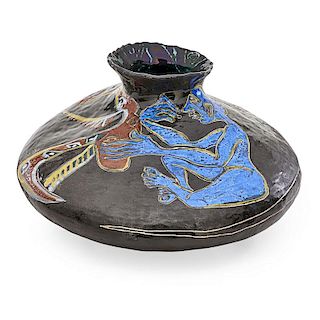 SALVATORE MELI Glazed ceramic vessel