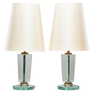 FONTANA ARTE (Attr.) Pair of table lamps