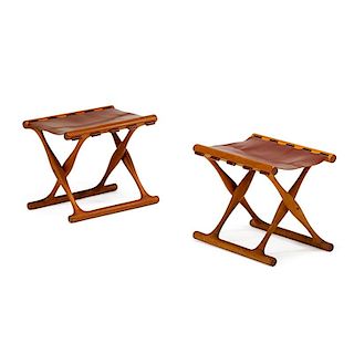 POUL HUNDEVAD Pair of stools