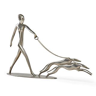 ATELIER HAGENAUER Greyhound sculpture