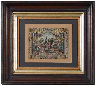Continental Framed Petit Point