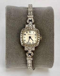 Tiffany & Co. 14K WG Diamond Ladies Watch