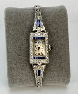 Baily, Banks & Biddle Platinum 18K Diamond Watch