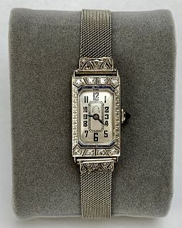 Tiffany & Co. Platinum & 18K Diamond Watch