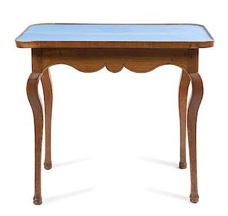 A Louis XV Provincial Occasional Table Height 26 1/2 x width 31 5/8 x depth 21 inches.
