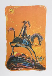 Alvin Carl Hollingsworth, Don Quixote 2, Lithograph