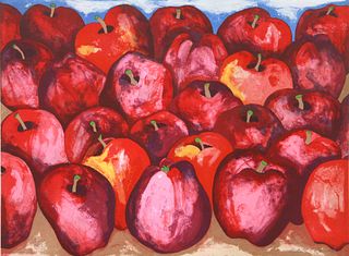 Richard C. Karwoski, Fall Apples, Lithograph