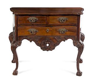 A Portuguese Rosewood Commode Height 33 1/4 x width 42 x depth 21 inches.