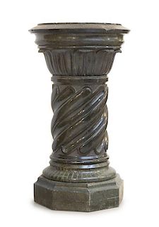 * A Continental Marble Pedestal Height 41 inches.