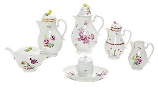A Group of Vienna Porcelain Articles Height of tallest 10 1/4 inches.