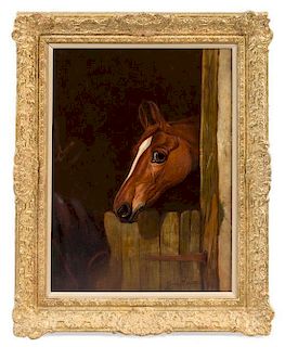 Colin Graeme Roe, (British, 1858-1910), Horse in a Stable, 1894