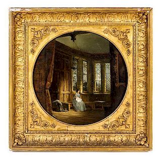 Artist Unknown, (19th Century), Haddon Hall Interiors (a pair of works)