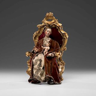 Continental Madonna and Child Doll