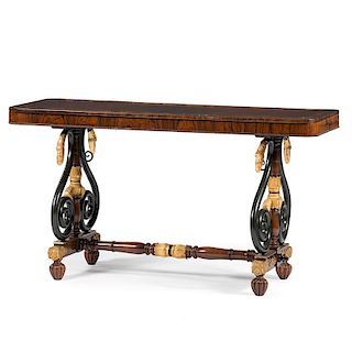 Continental Empire-style Console Table