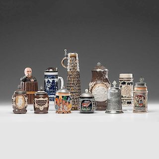 Collection of German Steins, Plus
