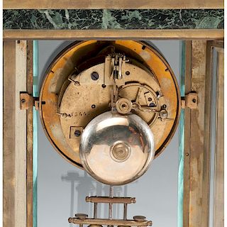 French Clock Garniture in Marble