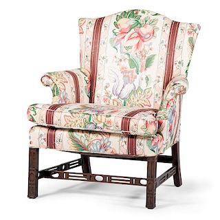 Chinese Chippendale-style Easy Chair