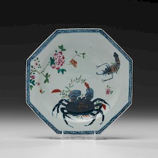 Chinese Export Famille Rose Plate