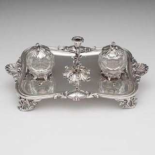 Victorian Sterling Silver Standish