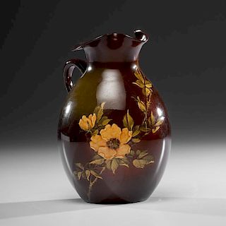 Early Rookwood Pottery Pitcher, Matthew Daly