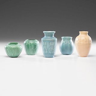 Rookwood Pottery Mat Production Vases