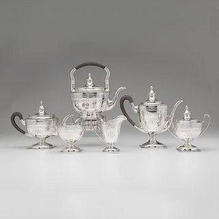 Bailey, Banks & Biddle Sterling Tea and Coffee Service