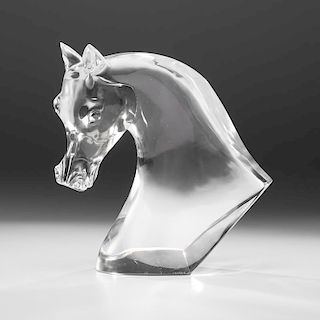 Lalique Crystal Glass Tete de Cheval