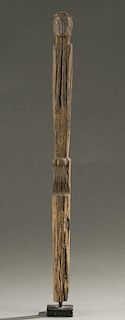 West African cylindrical figure, 19th / 20th c.