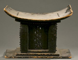 Asante stool, 20th century.