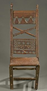Baule chair, 20th century.