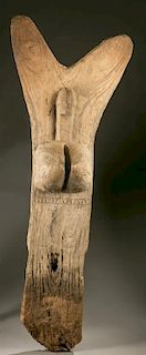 Dogon male figure housepost, 19th / 20th c.
