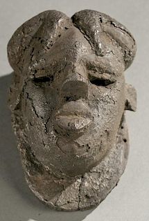 Ogboni cult face mask, 20th cen.