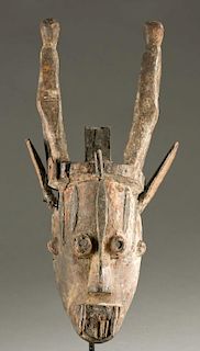 Urhobo horned mask, 20th cen.