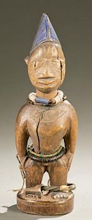 Yoruba Ibeji figure, 20th century.